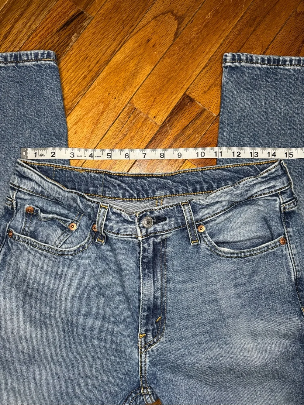 Levi's Light Blue Straight Leg Jeans - 514 Style, 30x32